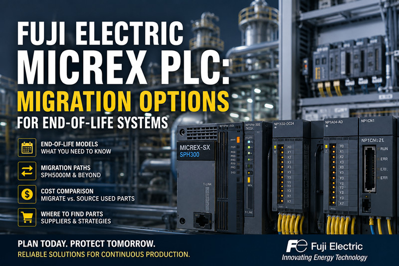 PLC Fuji Electric MICREX: Opciones de migración para sistemas al final de su vida útil
