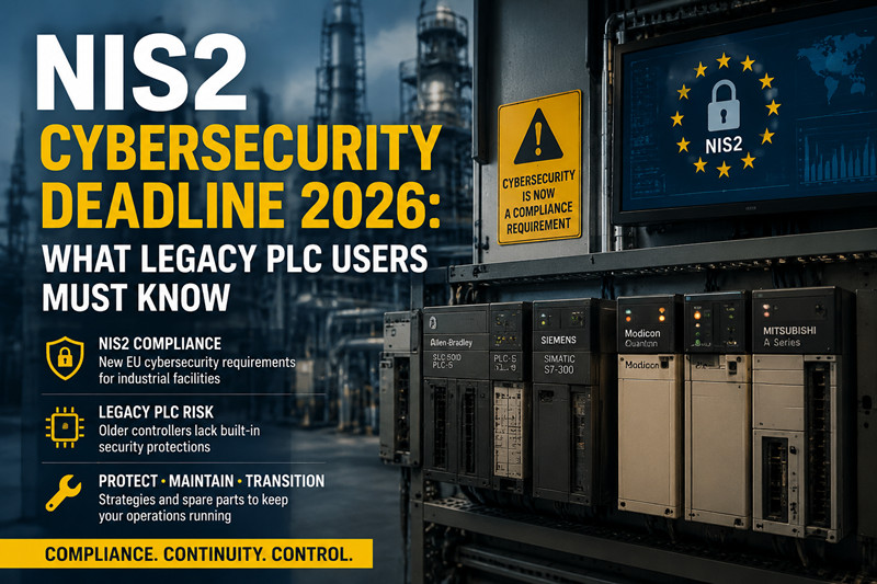 Plazo límite de NIS2 para la ciberseguridad en 2026: lo que deben saber los usuarios de PLC heredados.