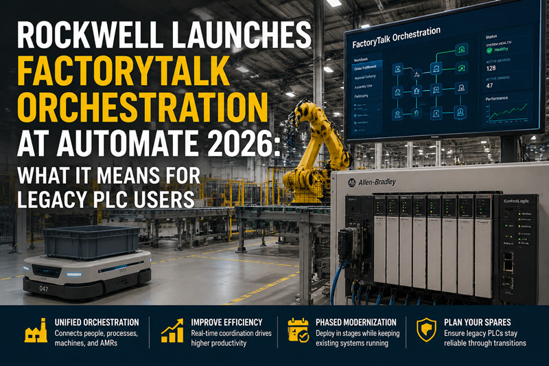 Rockwell lanza FactoryTalk Orchestration en Automate 2026: ¿Qué significa para los usuarios de PLC heredados?