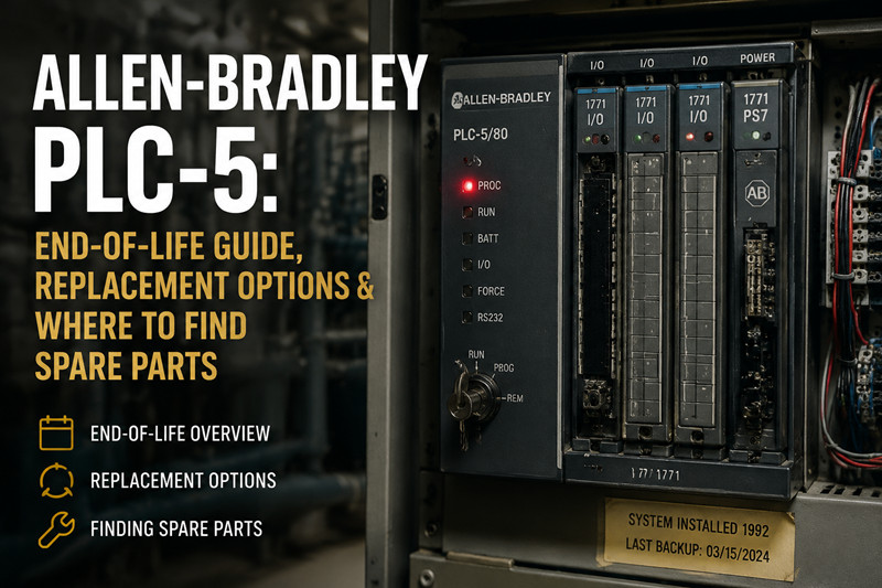 Allen-Bradley PLC-5: Guía de fin de vida útil, opciones de reemplazo y dónde encontrar repuestos