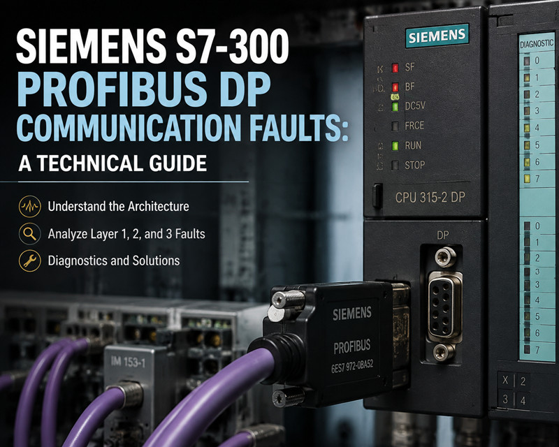 Fallos de comunicación PROFIBUS DP en Siemens S7-300: Guía técnica