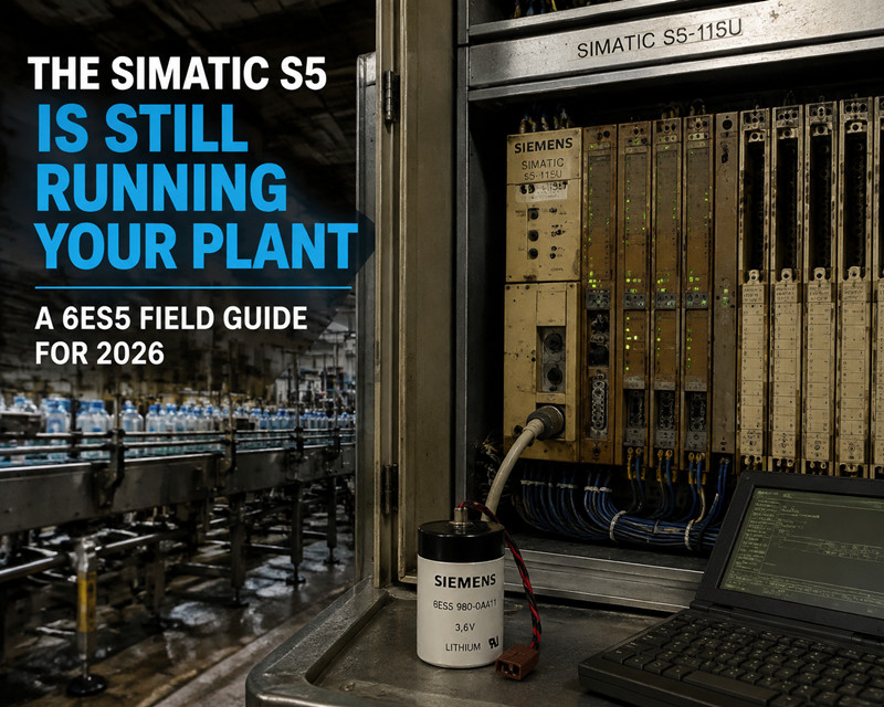 SIMATIC S5 sigue controlando su planta: una guía de campo para el 6ES5 en 2026.