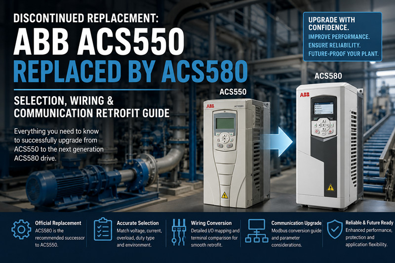 Guía de obsolescencia y reemplazo del ABB ACS550