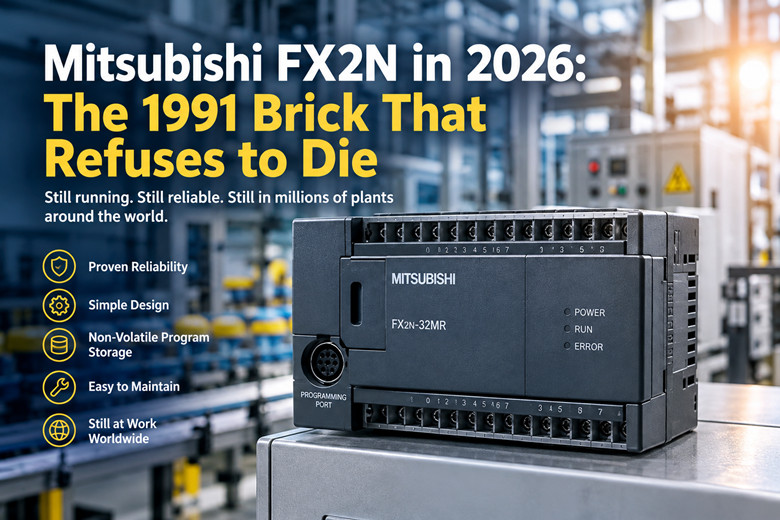 Mitsubishi FX2N en 2026: El ladrillo de 1991 que se niega a morir.